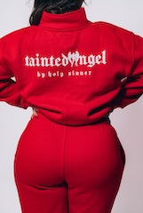 TA Red Sweat Set