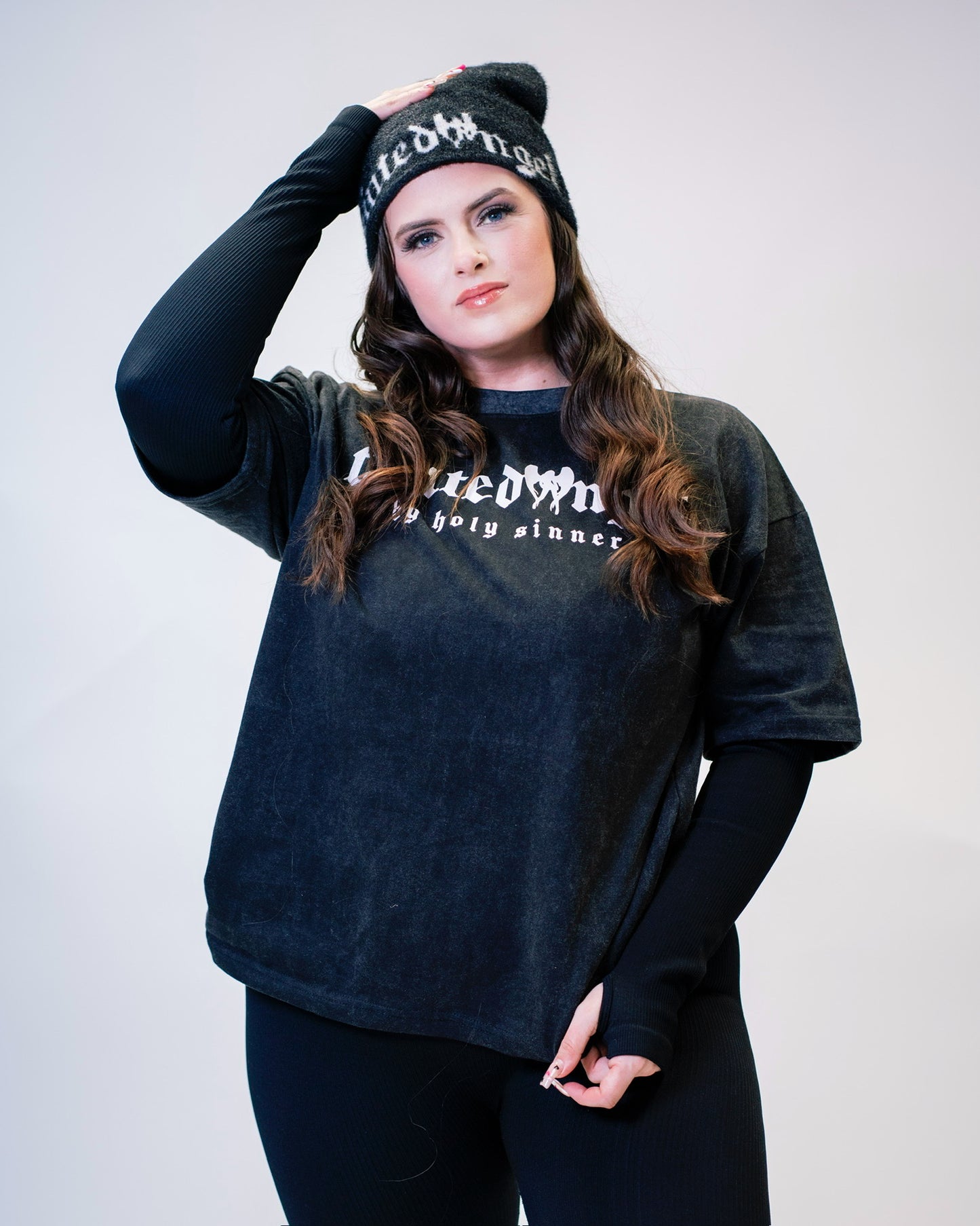 Sunfaded Tainted Angel Logo T-Shirt (Oversized)