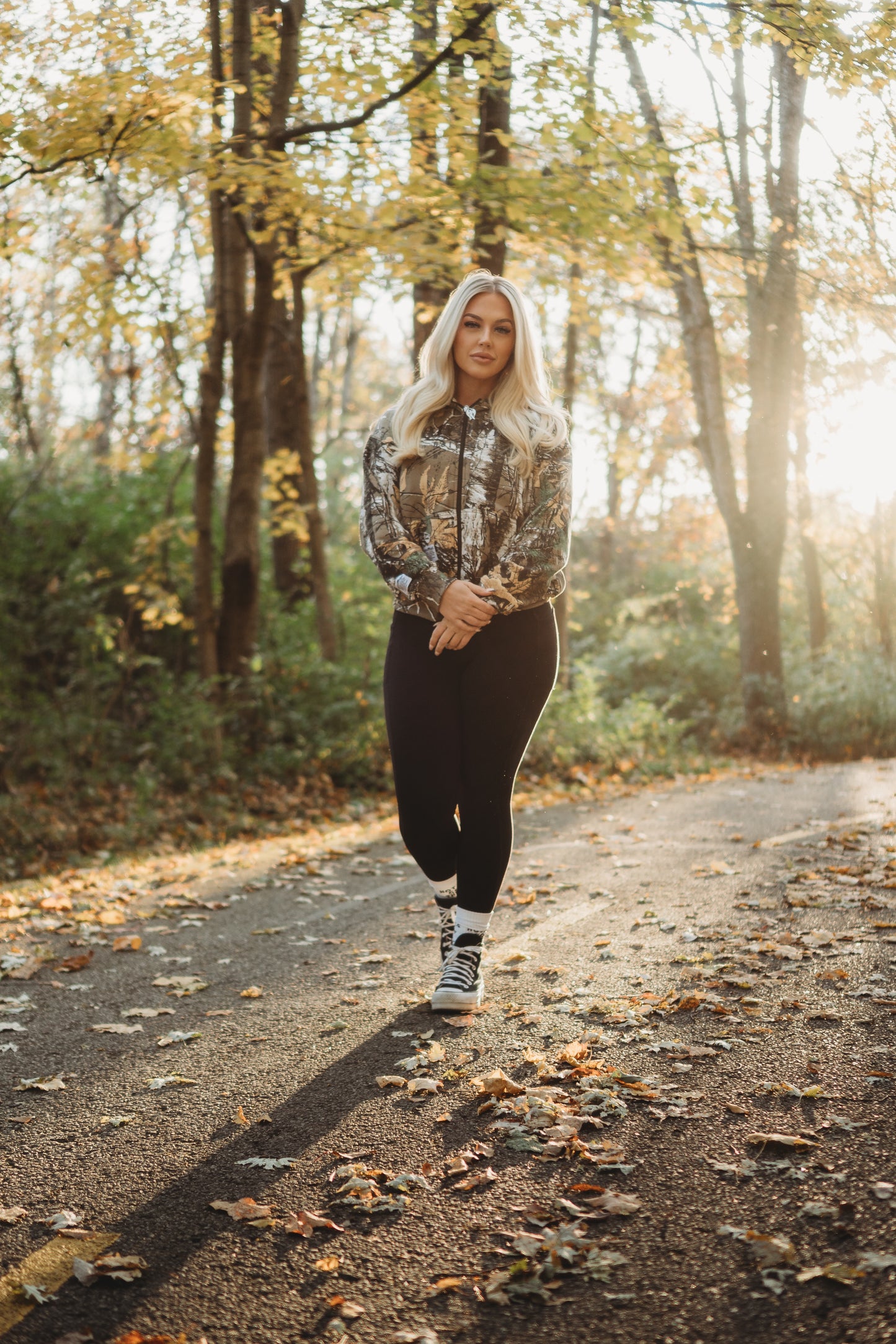 Camo TA Logo Zip-Up Jacket