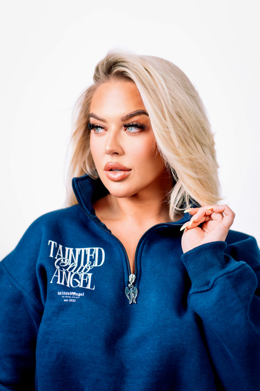 Tainted Angel Club Jogger Set (Navy Blue)