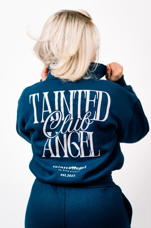 Tainted Angel Club Jogger Set (Navy Blue)