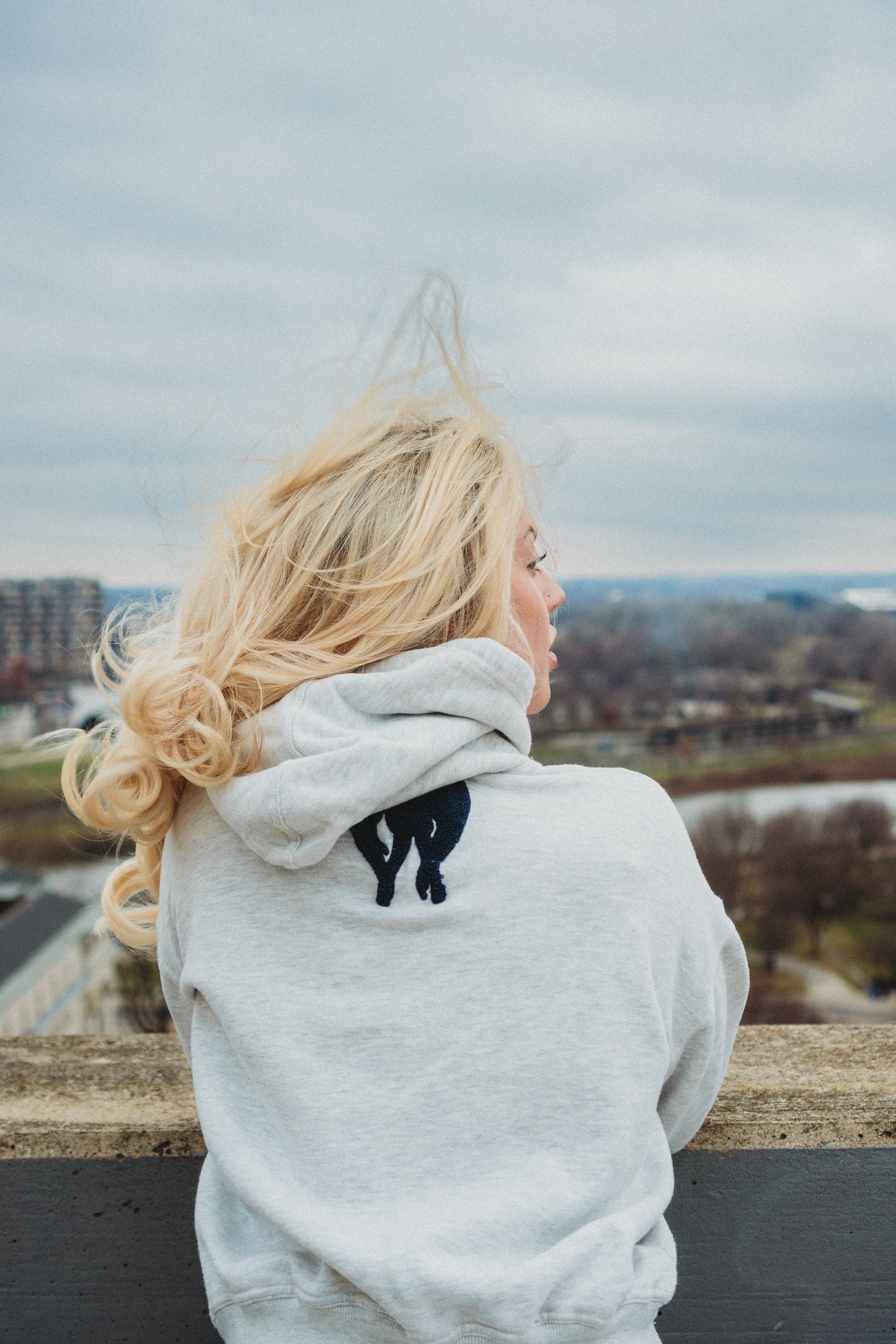 *All NEW* Navy Blue Angel Patch Hoodie