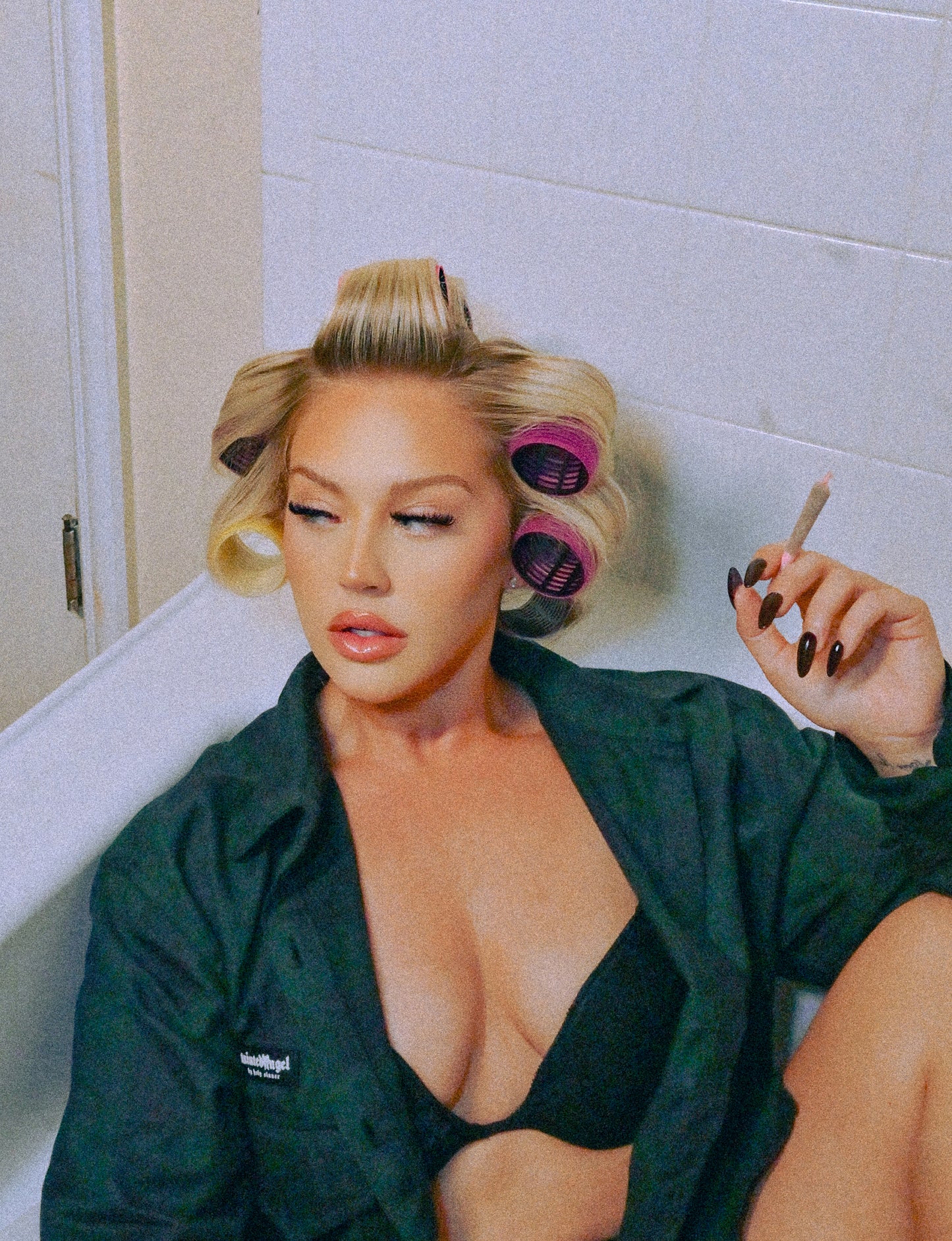 Tainted Angel Logo Flannel (Green)