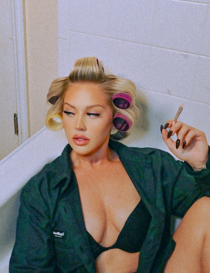 Tainted Angel Logo Flannel (Green)