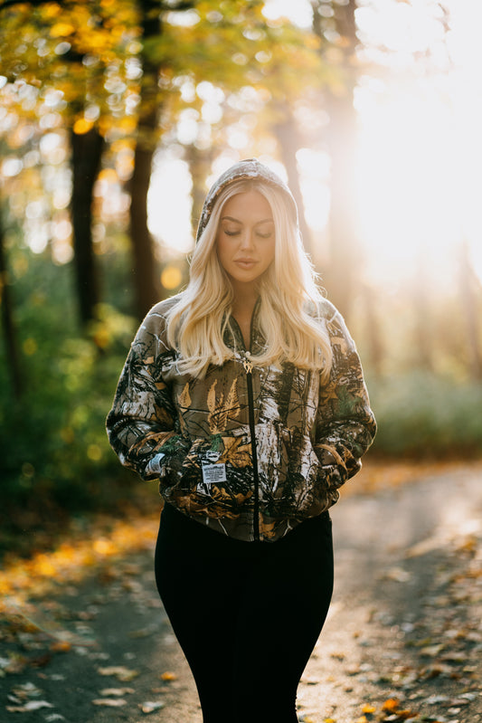 Camo TA Logo Zip-Up Jacket