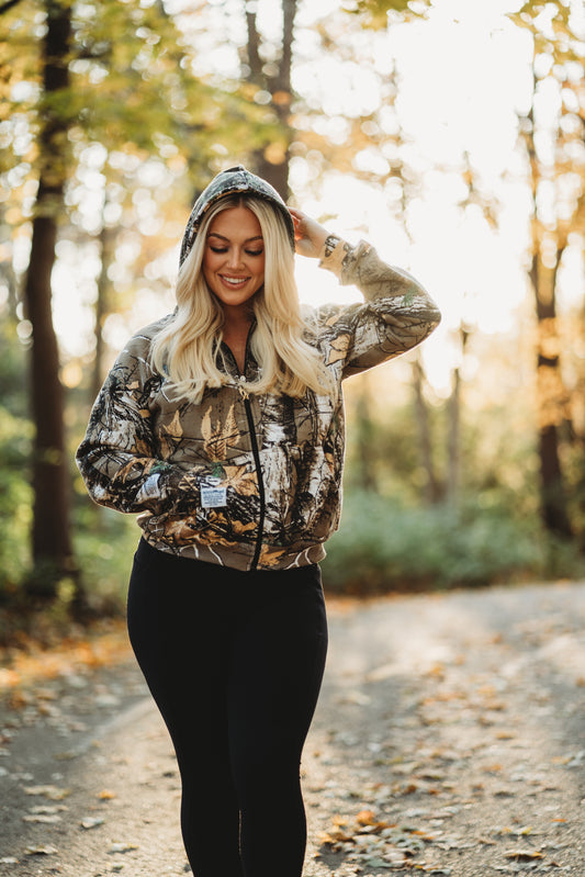 Camo TA Logo Zip-Up Jacket