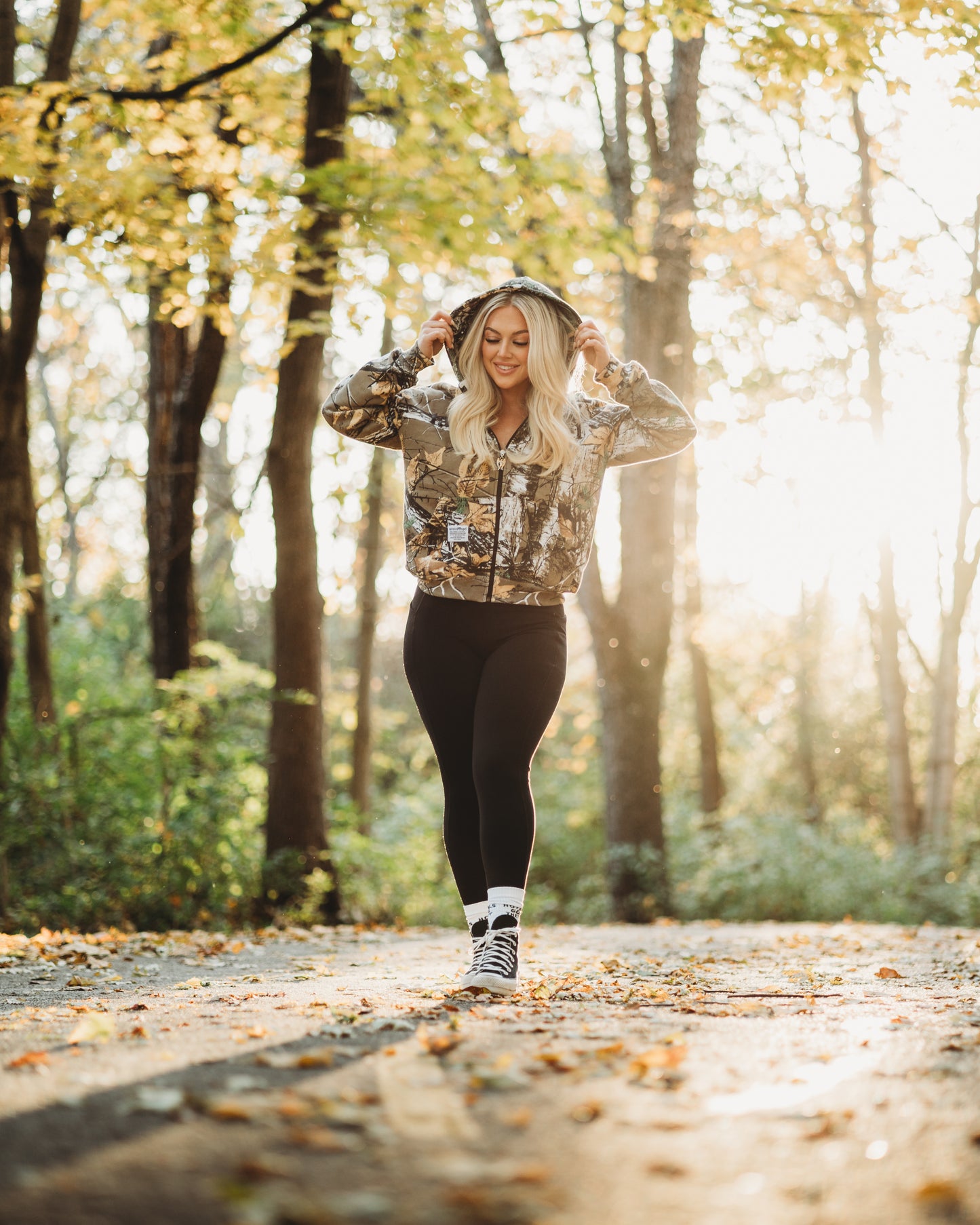 Camo TA Logo Zip-Up Jacket