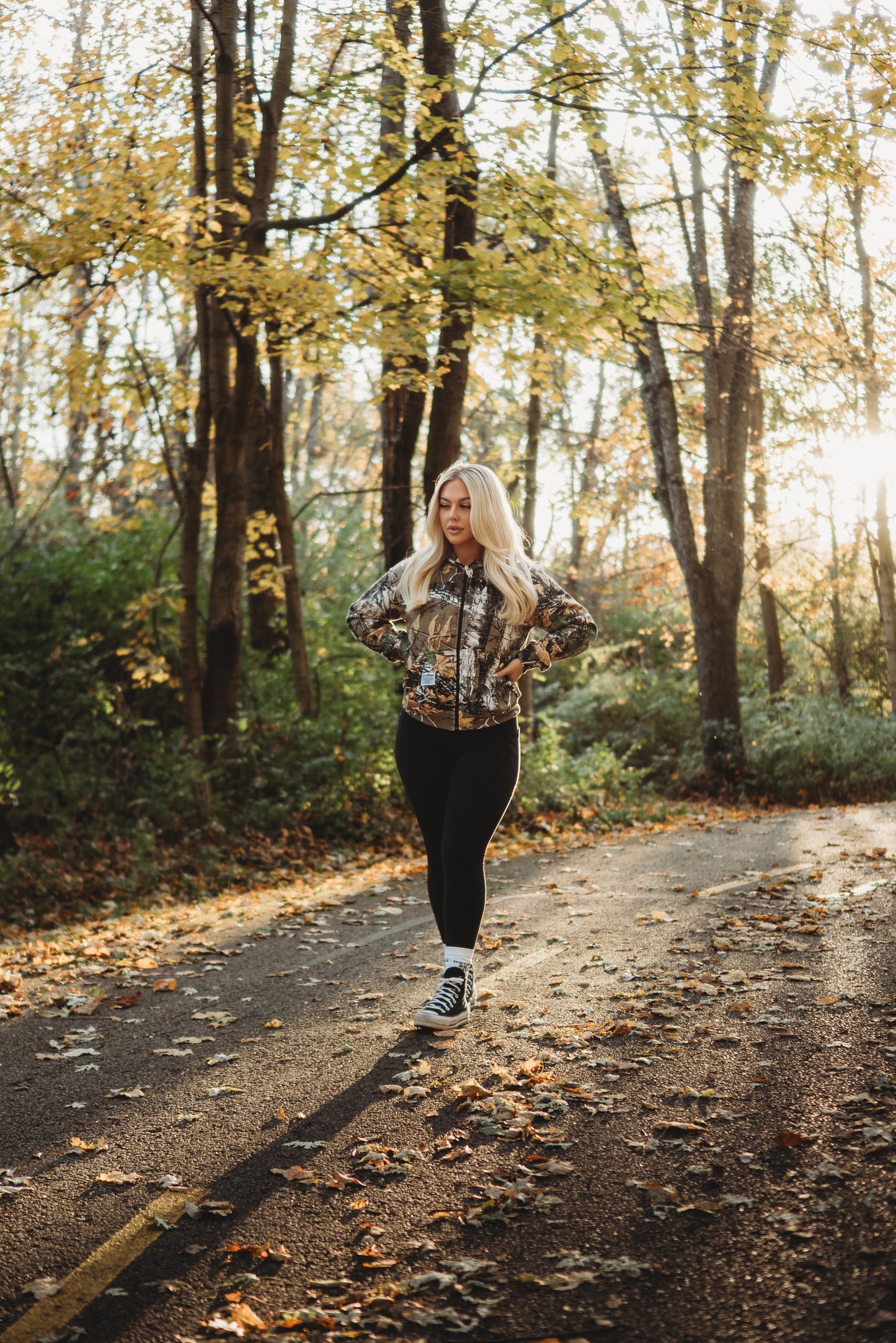 Camo TA Logo Zip-Up Jacket