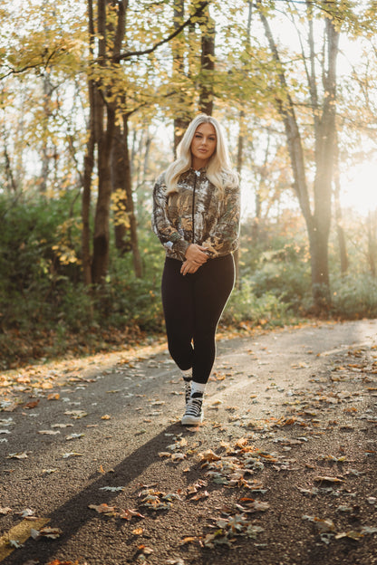 Camo TA Logo Zip-Up Jacket