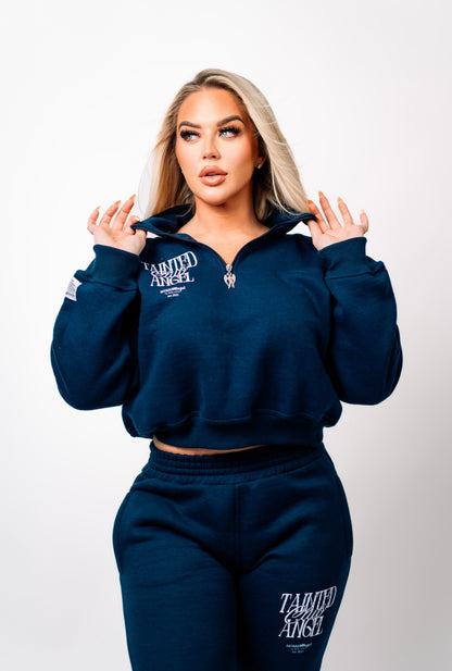 Tainted Angel Club Jogger Set (Navy Blue)