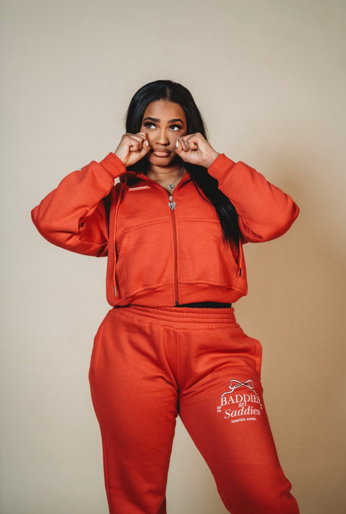 Tainted Angel Baddies get Saddies Jogger Set
