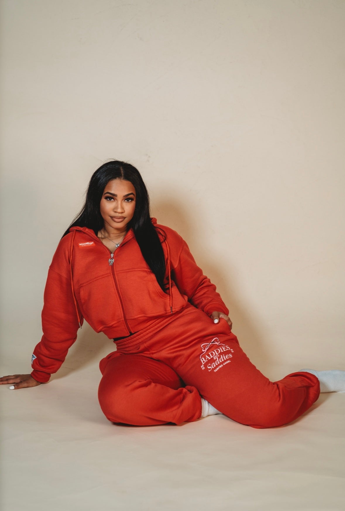 Tainted Angel Baddies get Saddies Jogger Set